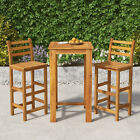 GuyAna 3 Piece Garden Dining Set Solid Wood Acacia,Patio Dining Sets,Table N8E0