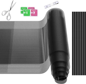 2-Pack 120x30cm Magnetic Dust Mesh Filter for PC Case Fans, PVC Vent Dust Cover - Picture 1 of 6
