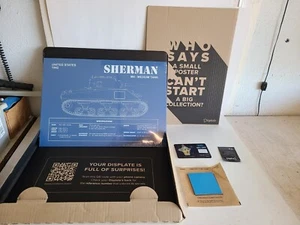 Displate Metal Poster 1942 Sherman M4 Medium Tank NEW Open Box - Picture 1 of 9