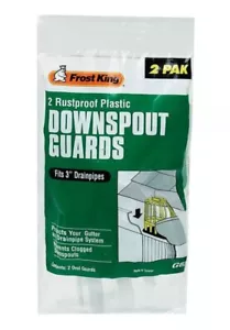 Frost King G626 Kunststoff Fallrohrschutz, passt 3 Zoll oval - Bild 1 von 2