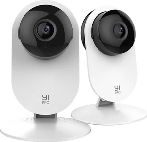 YI Pro Telecamera Wifi Interne 2K 3MP Kit Da 2 Home Camera,Videocamera Sorveglia - Foto 1 di 12