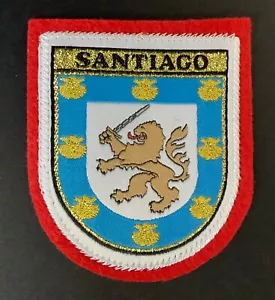 SANTIAGO souvenir patch ecusson woven badge SCUTELLIPHILY - Picture 1 of 1