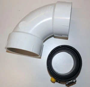 Bradford White Water Heater 3" Vent Adapter with Vent Terminal Kit 239-46264-00 - Picture 1 of 2