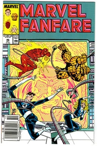 MARVEL FANFARRIA # 46 (1a serie) 1989 Marvel (en muy buen estado-) Fantastic Four - Imagen 1 de 2