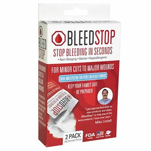 Coágulo de sangre BLEEDSTOP STOP-SANGRADO para TODOS los cortes heridas tópicas por trauma PRIMEROS AUXILIOS - Imagen 1 de 9