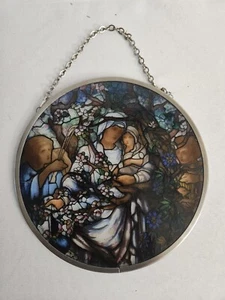 Catturatore sole vetro Tiffany Arlington St Church Boston 6,5"D multicolore - Foto 1 di 4