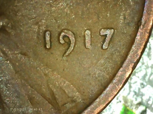 1917 Lincoln Wheat Penny, L on rim, DDO, RARE COIN! #P11B2 - Picture 1 of 10