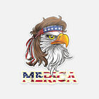 Eagle Mullet 4th Of July American Flag Usa Car Bumper Sticker Decal