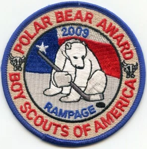 POLAR BEAR AWARD 2009 RAMPAGE BOY SCOUT PATCH - Picture 1 of 1