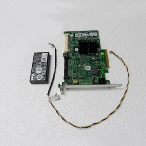 DELL POWEREDGE R410 T310 SERVER PERC 6I PCI SAS SATA T774H WY335 RAID + BATTERY - Picture 1 of 9