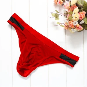 Ropa Interior Bikini Micro Malla Roja Descarada Sexy Suave Transpirable Talla (S/M) - Imagen 1 de 4
