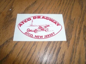 ATCO DRAGWAY Sticker DECAL Memorabilia NOS - ATCO, NEW JERSEY - Picture 1 of 1
