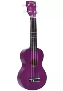 MAHALO UKULELE - KAHIKO PLUS TRANSPARENT PURPLE UKE - WITH BAG - Picture 1 of 2