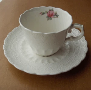 Spode Billingsley Rose Demitasse Tasse Set ~ Copeland Spode ~ 1926 ~ Made in England - NR! - Bild 1 von 5