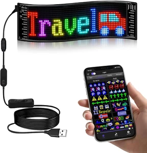 Programmable LED Car Sign | Message Scrolling LED Display for Indoor | Flexible  - Picture 1 of 6
