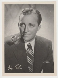 Bing Crosby pipe pose 1946 Motion Picture Magazine Paper Printed Photo 7.5 X 10 - Picture 1 of 2