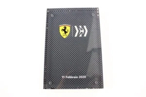 2020 Ferrari F1 Carbon Fibre F1 Car Launch Commemorative Plaque - Picture 1 of 4