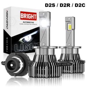 For 2010-2013 Mazda 3 Low & High Beam D2S D2R LED Headlight Bulbs Kit 6000K - Picture 1 of 12