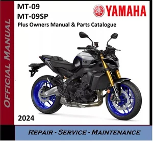 Yamaha MT-09 MT09 SP MT09SP Workshop Service Repair Manual 2024 on CD - Picture 1 of 2