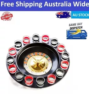 L Spin The Shot Drinking Game Roulette Glass Spinner For Home Party Father day - Picture 1 of 1