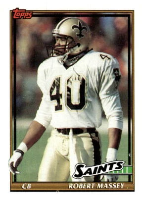 1991 Topps #314 Robert Massey - Image 1 of 2
