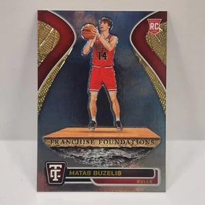 2024-25 Totally Certified Franchise Foundations 23 Matas Buzelis RC Neon Orange - Picture 1 of 2