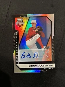2021 Elite Extra Edition Autographs Brooks Gosswein Auto - CHICAGO Rare - Picture 1 of 2