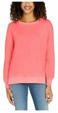 NWT Buffalo By David Bitton Women`s Crew Neck  Relaxed Pullover (Green,Pink,Yell