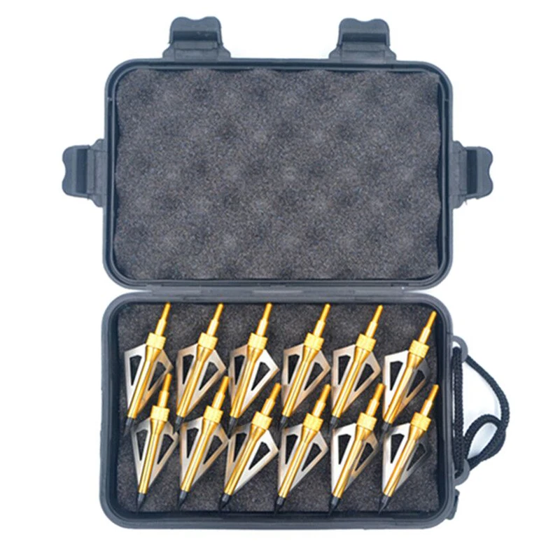 12Pcs 20inch Carbon Crossbow Bolts Arrow 12x Hunting Broadheads Outdoor Practice - Image 1 of 4