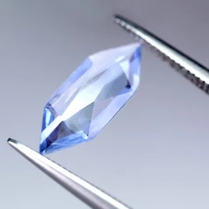Certified 2.12ct Natural Unheated Ceylon Light Blue Sapphire VVS Clarity Hexagon - Picture 1 of 8