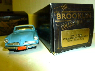  die cast1/43 STUDEBAKER COMMANDER STARLINER COUPE 1953 BROOKLIN BRK 32 with box - Immagine 1 di 2