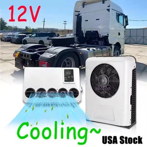 12V Universal Underdash Electric Air Conditioning A/C Auto Car Truck Cooling New - Picture 1 of 17
