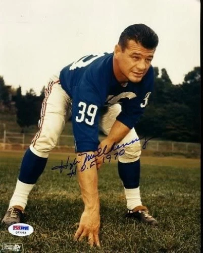 Hugh Mcelhenny Hof Signed Psa/dna  8x10 Photo Autograph Authentic  - Image 1 of 1