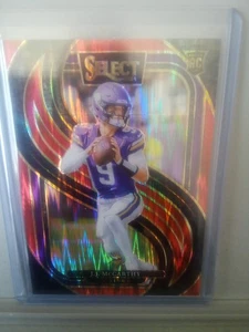 2024 Panini Select Red Shock  J J Mccarthy  74/249 - Picture 1 of 3