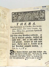Dicours rare Gloire SAINT JOSEPH DE CUPERTINO Saint volant KREMS 1753 - Imagen 1 de 9