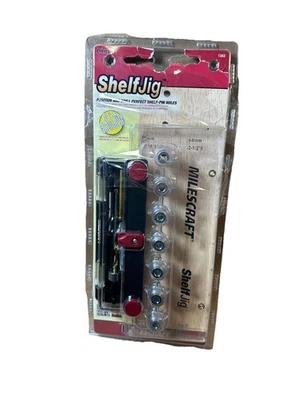 Plantilla de estante Milescraft 1343 - Crea 1/4 pulgada y orificios de pasador de estante de 5 mm para gabinetes... Foto 1 de 4