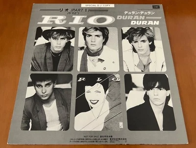 DURAN DURAN RIO 12" SPECIAL D.J. COPY JAPAN PROMO ONLY W/ UNIQUE PICTURE SLEEVE - Image 1 of 4
