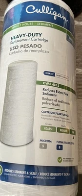 NUEVO Cartucho de filtro de sedimentos de alta resistencia Culligan CW5-BBS de 5 micras 10" x 4,5" Foto 1 de 3