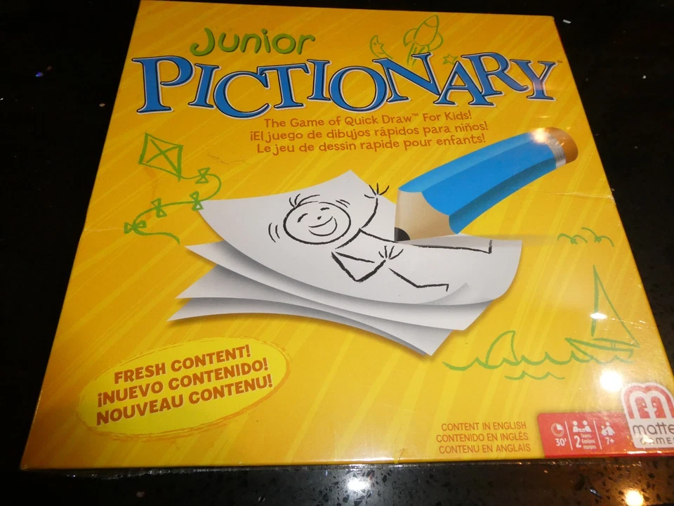 pictionary junior board game, new and sealed - Image 1 of 1