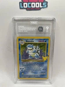 Pokemon SWSH Celebrations Blastoise Classic Collection 2021 2/102 etiqueta 9 - Imagen 1 de 2