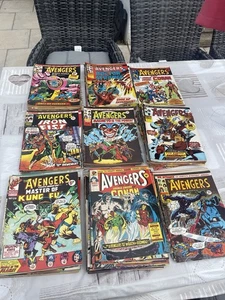 130 Marvel Avengers Early To Mid 1970s Comic Bundle Job Lot - Imagen 1 de 4