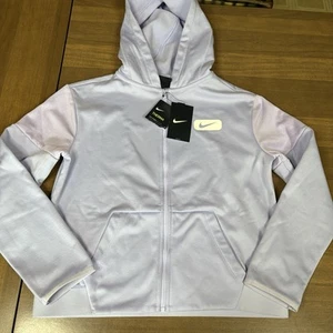 Nike Hoodie Jacket Girls XL $50 BV2819 Full Zip Pockets Pullover Outdoors NWI - Picture 1 of 9