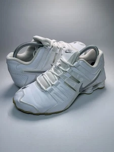 Nike Shox Current GS Shoes Size 6.5Y White Silver Grey 739637-102 - Picture 1 of 8