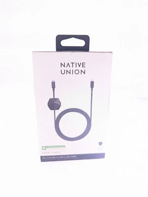 Native Union Type-C Desk Cable – USB-C to USB-C 8ft Ultra-Strong Charging Cable - Image 1 of 2