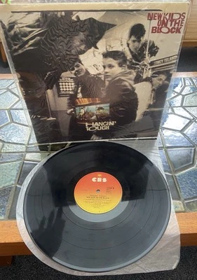 NEW KIDS ON THE BLOCK HANGIN’ TOUGH 1988 Vintage Vinyl Lp Record Album - Image 1 of 4