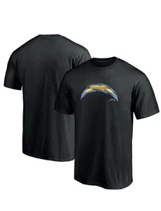 Men's Los Angeles Chargers Black Midnight Mascot Logo T-Shirt Size Large NWT - Picture 1 of 5