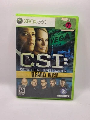CSI Crime Scene Investigation Deadly Intent Xbox 360 - Resurfaced Disc - Image 1 of 4