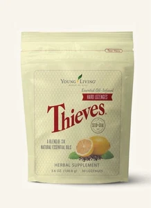 Young Living Thieves HARTE LUTSCHTABLETTEN 30 Stück pflanzliche Ergänzung ätherische Öle NEU - Bild 1 von 2