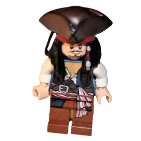 LEGO Pirates Caribbean Captain Jack Sparrow Tricorn Minifigure poc011 4195 4193