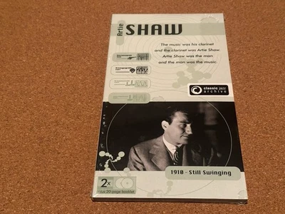 NEW & SEALED Artie Shaw 1910 Still Swinging Classic Jazz Archive 2 CD Set Foto 1 de 4